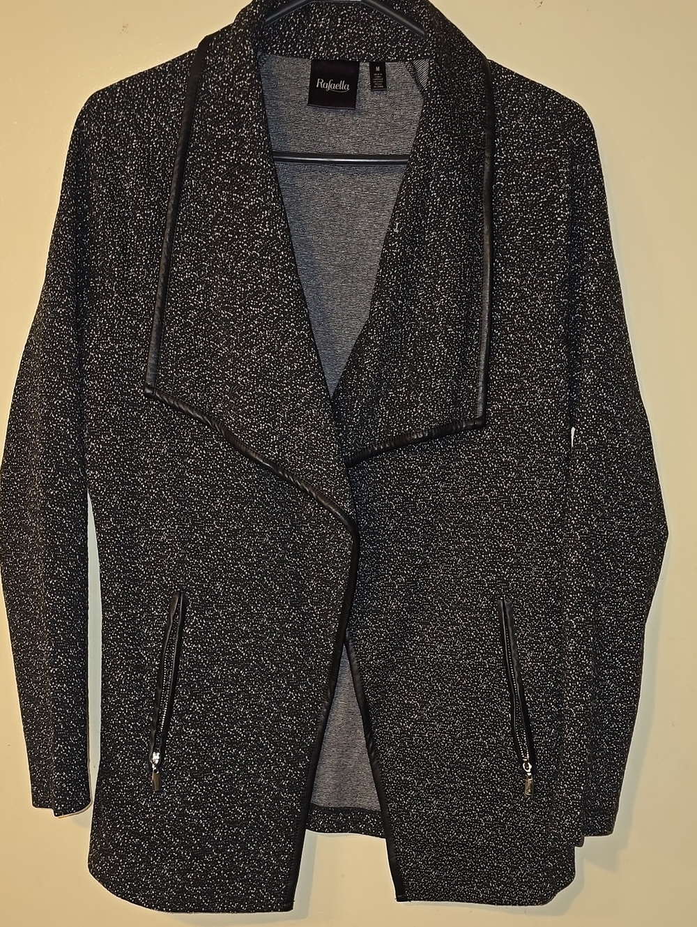 NWOT Rafaella Open-Front Draped Jacket - Picture 7 of 7